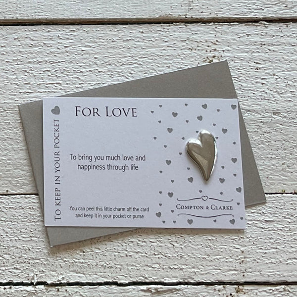 Heart pocket charms hotsell