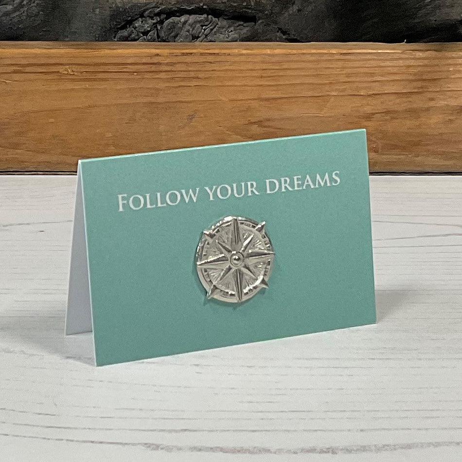 Follow Your Dreams Carded Charm