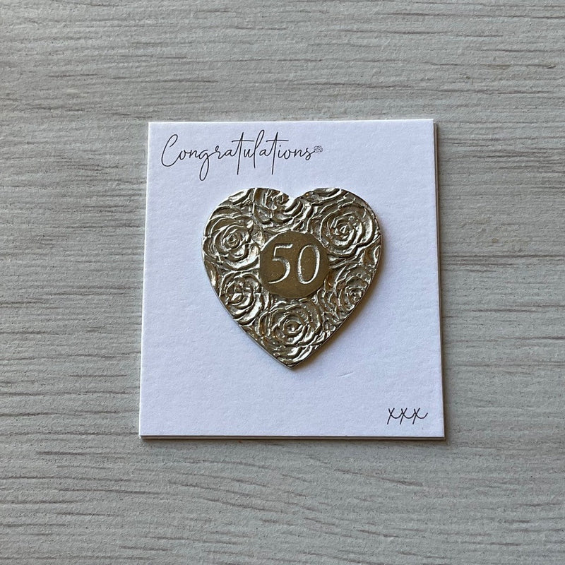 50 Birthday Heart