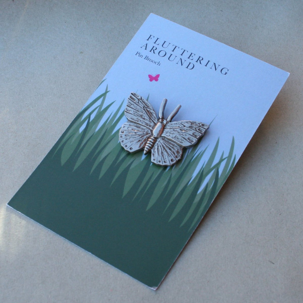 Fluttering Around Pin Brooch