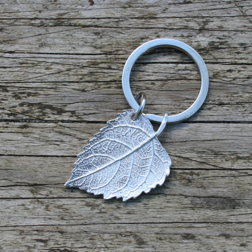 Leaf keychain on sale