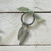 Two Feathers Keyring