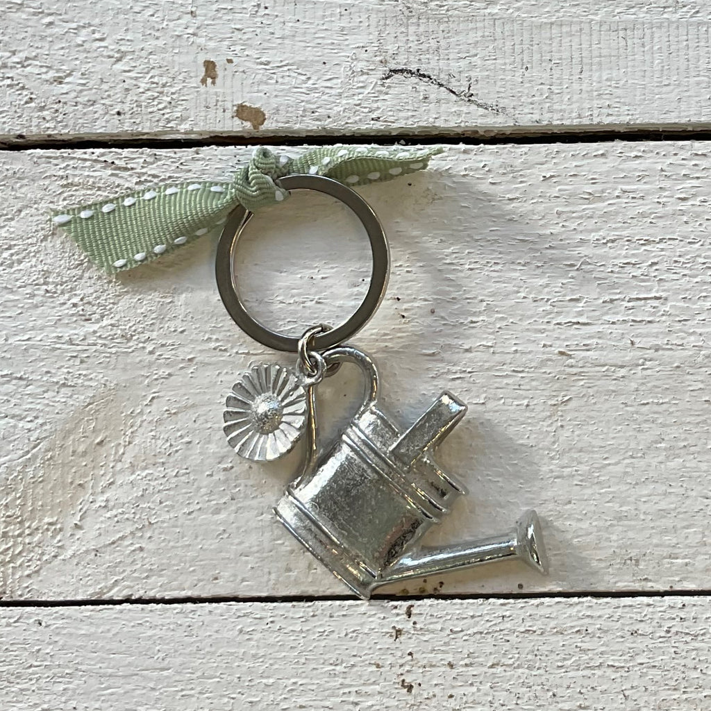 Watering Can & Daisy Keyring