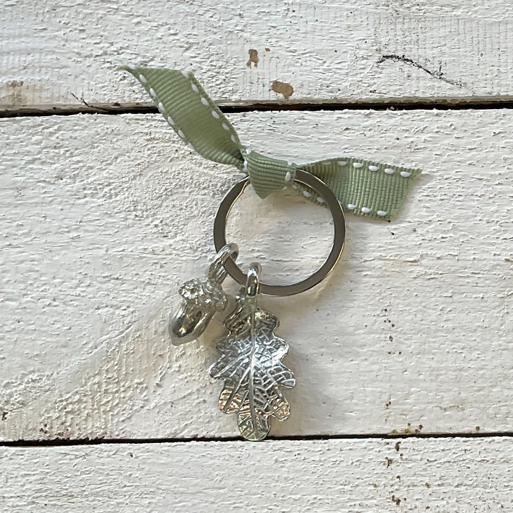Acorn & Oak Leaf Keyring