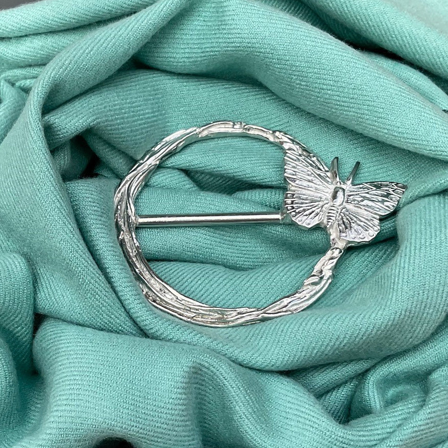 Butterfly Scarf Ring