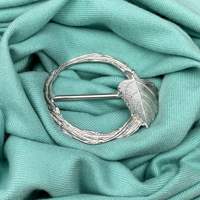Leaf Scarf Ring
