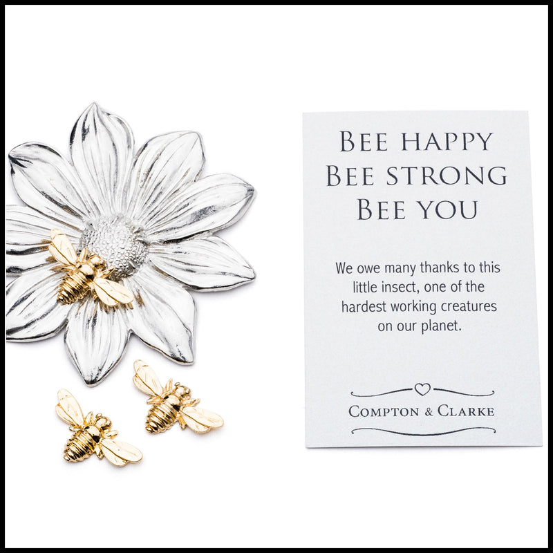 Flower Trinket with Bees
