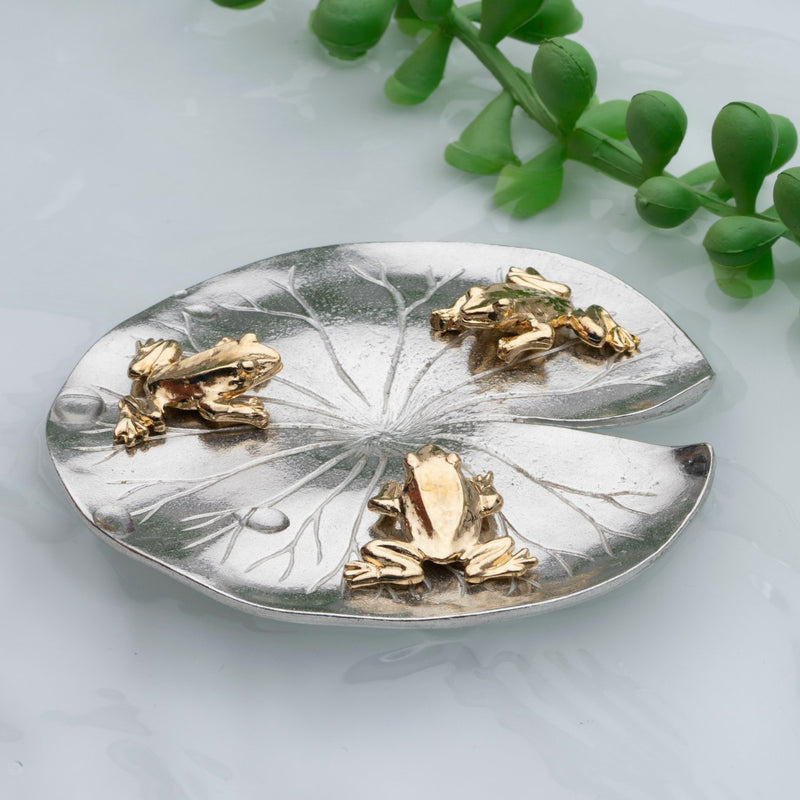 Frogs on Lily Pad Trinket