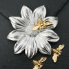 Flower Trinket with Bees