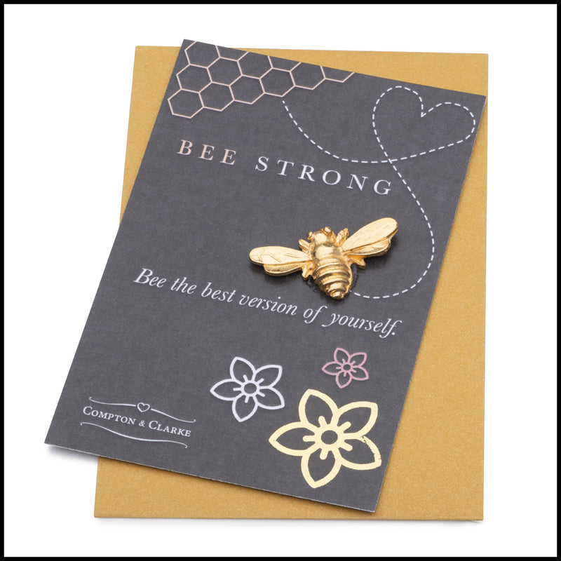 Bee Strong Pocket Charm